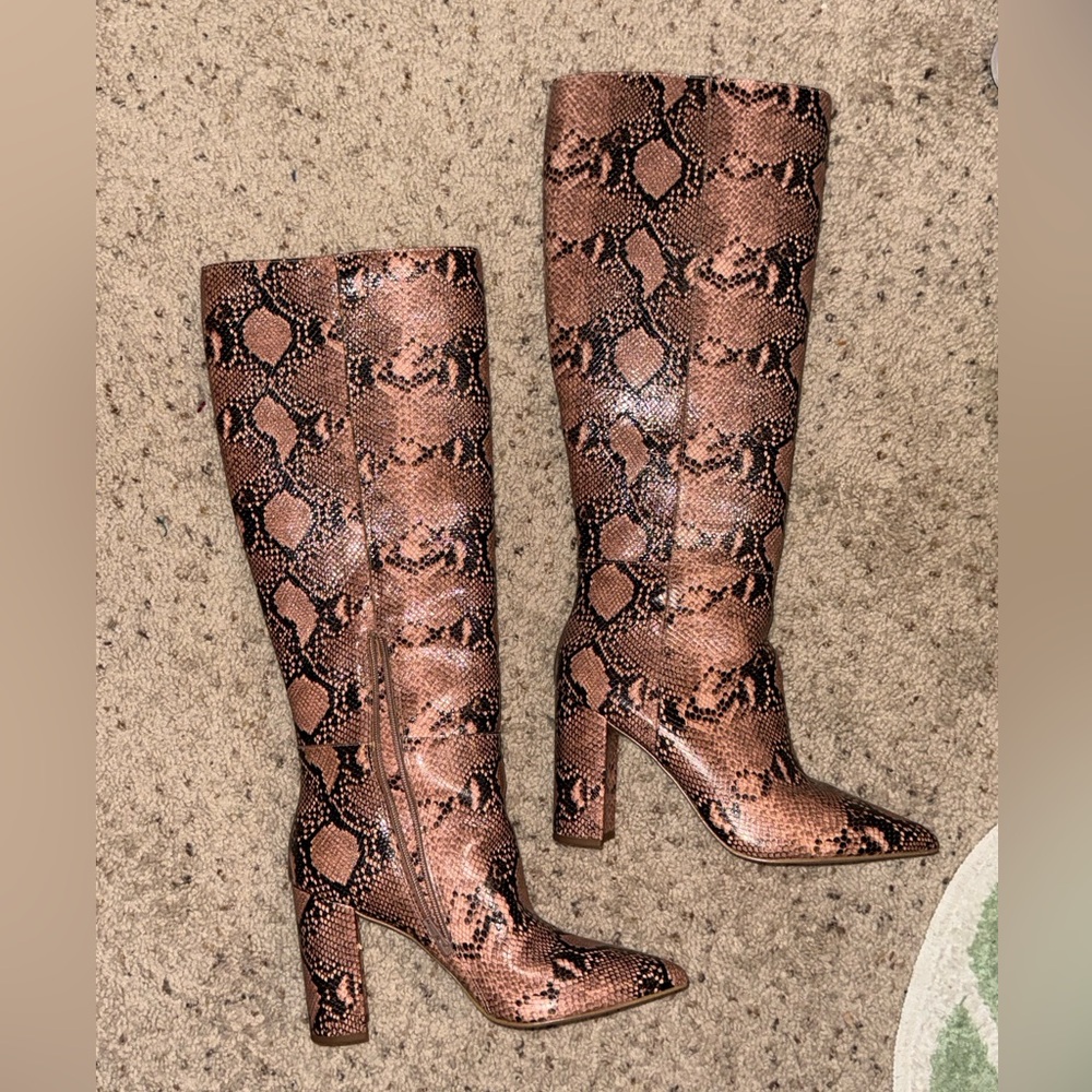 Gianni Bini Tall Snake Boots